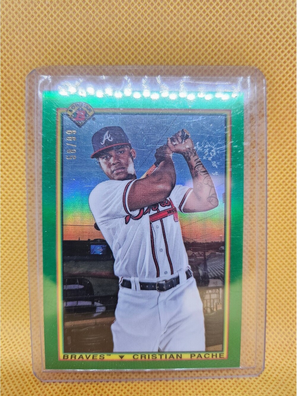 Cristian Pache (RC) [Green Refractor] #90BCP - 2020 Bowman Chrome 1990 - No./99